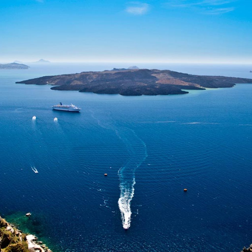 Cruise from Santorini and make stops at an amazing variety of isolated and very popular places combining crystal clear waters and magnificent scenery.
From Santorini cruise trough Ios, Koufonisia, Shinousa, Antiparos, Paros, Delos and disembark in Mykonos.